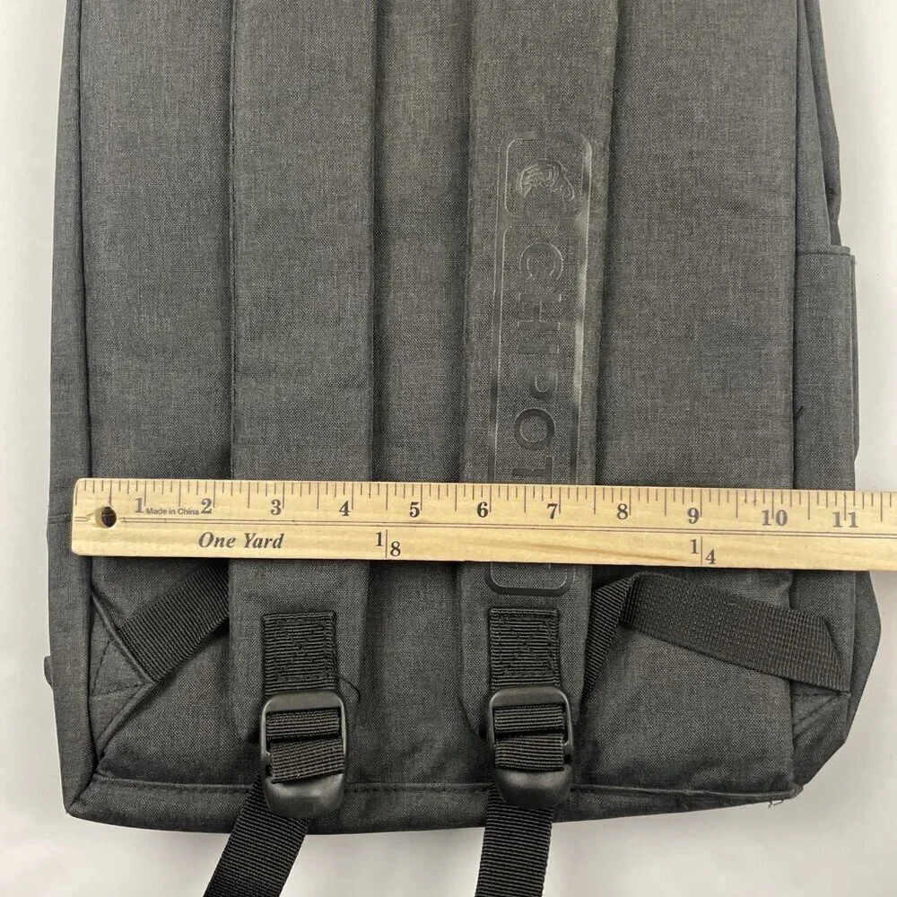 Chipotle Rolltop Backpack Laptop Sleeve Zip Closure Inside Divider Padded Canvas